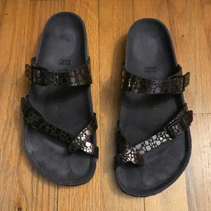 Birkenstock Mayari metallic stone